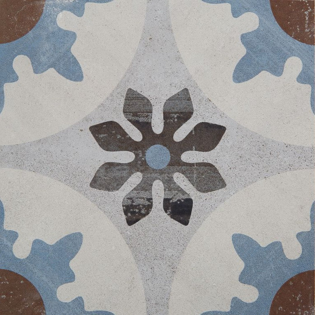 Arizona Cementine Posa 8" x 8" Matte Rectified Glazed Porcelain Deco Tile