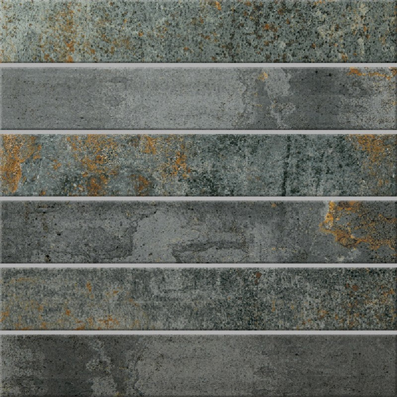 Crossville Altered State 2" x 12" Unpolished Porcelain Mosaic