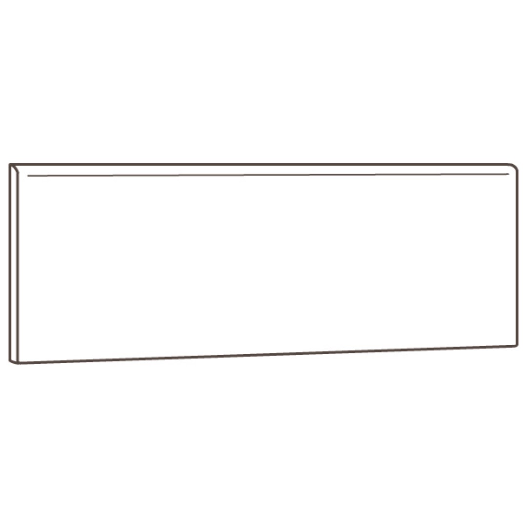 Crossville Nest 6" x 18" Unpolished Porcelain Bullnose