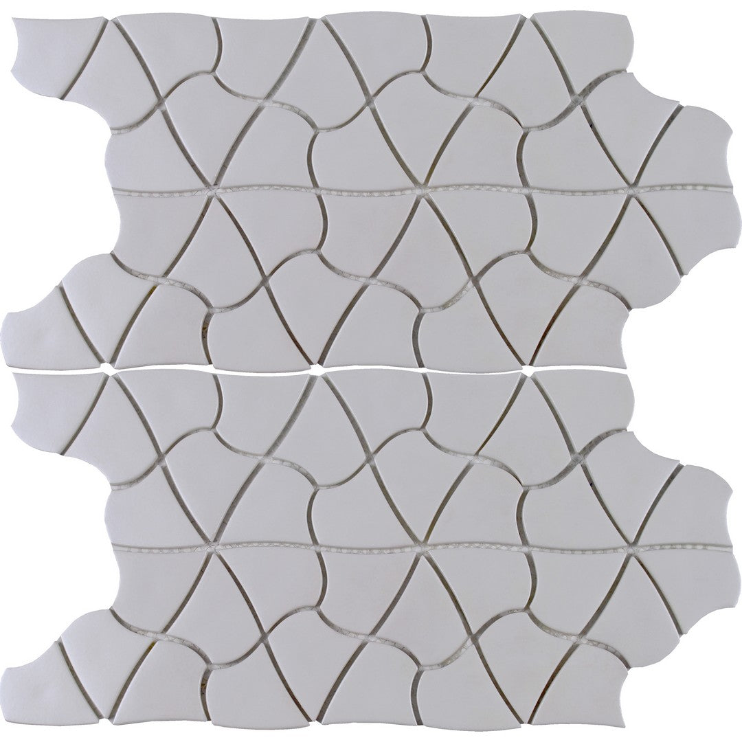 Tesoro Aloha 10.25" x 12" Glass Mosaic