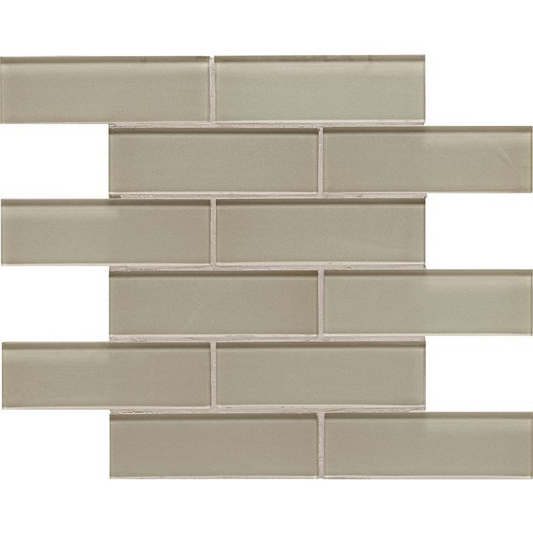 Arizona Dunes 2" x 6" Glass Stagger Joint Mosaic