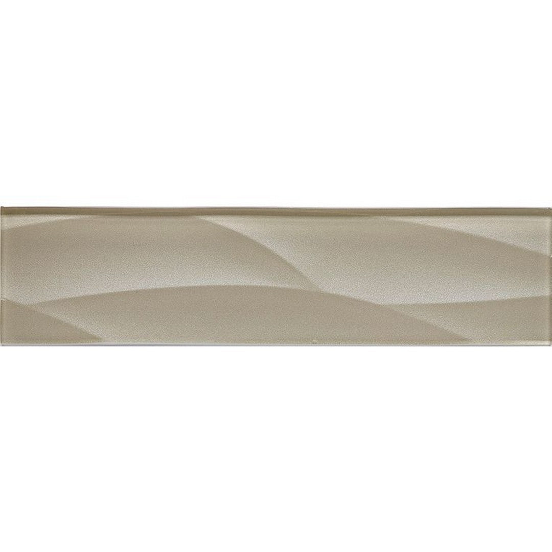 Arizona Dunes 3" x 12" Glass Wave Tile