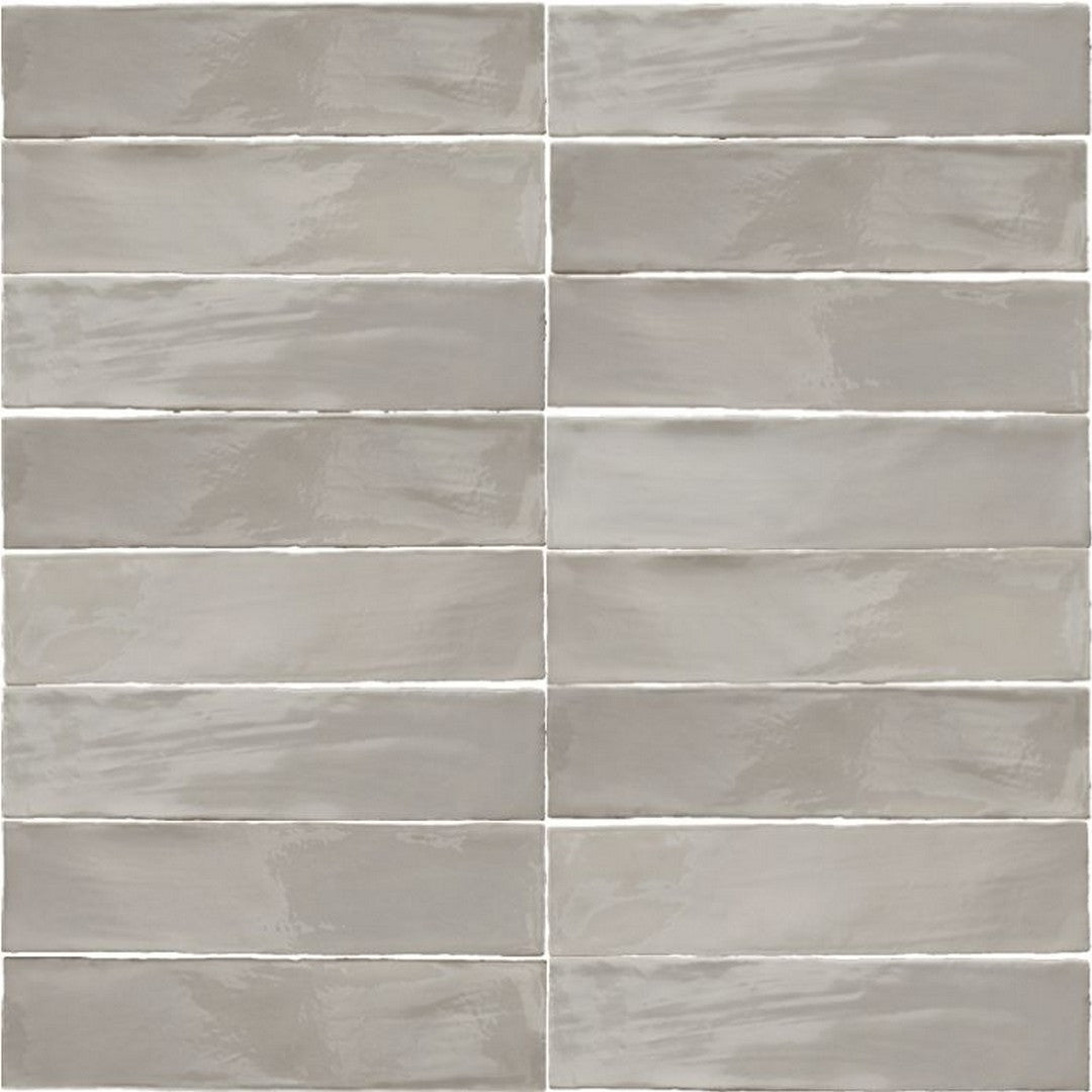 冲⭐️ 160cmx100cmx2枚 銀色25番 Arizona Tile - Flash 3x12 Ceramic Wall Tile