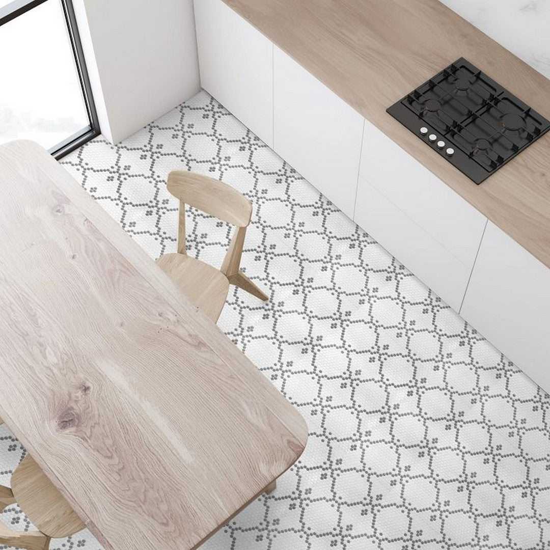 Arizona-Geometro-2.0-Bisou-13-x-13-Matte-Rectified-Glass-Hexagon-Mosaic-Sunset