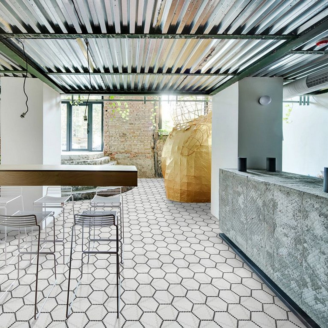 Arizona-Geometro-2.0-Metro-9-x-16-Matte-Rectified-Glass-Hexagon-Mosaic-Downtown