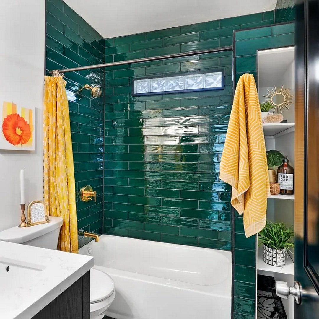 Arizona-Gioia-4-x-16-Glossy-Porcelain-Wall-Tile-Avocado