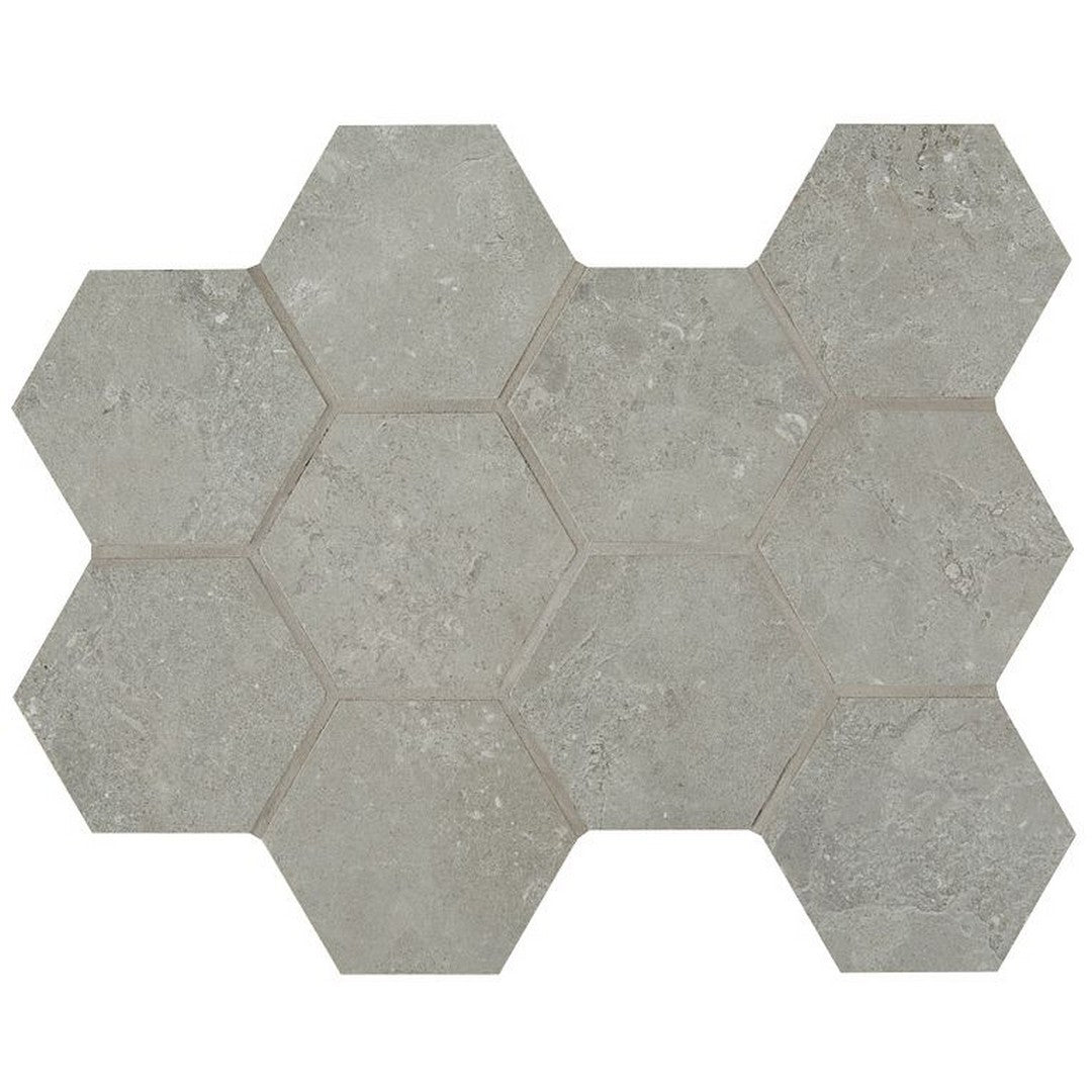 Arizona Lagos 11" x 11.25" Rectified Porcelain 4" Hexagon Mosaic