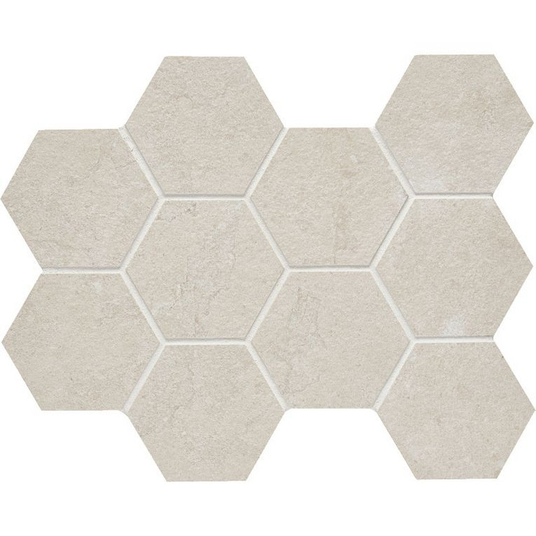 Arizona Lagos 11" x 11.25" Rectified Porcelain 4" Hexagon Mosaic