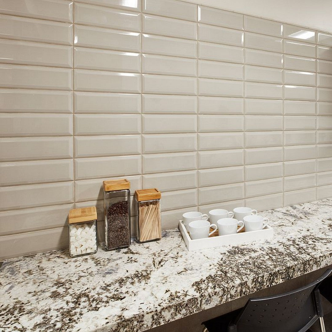 Arizona-Paloma-4-x-12-Glossy-Bevel-Ceramic-Wall-Tile-Pumice