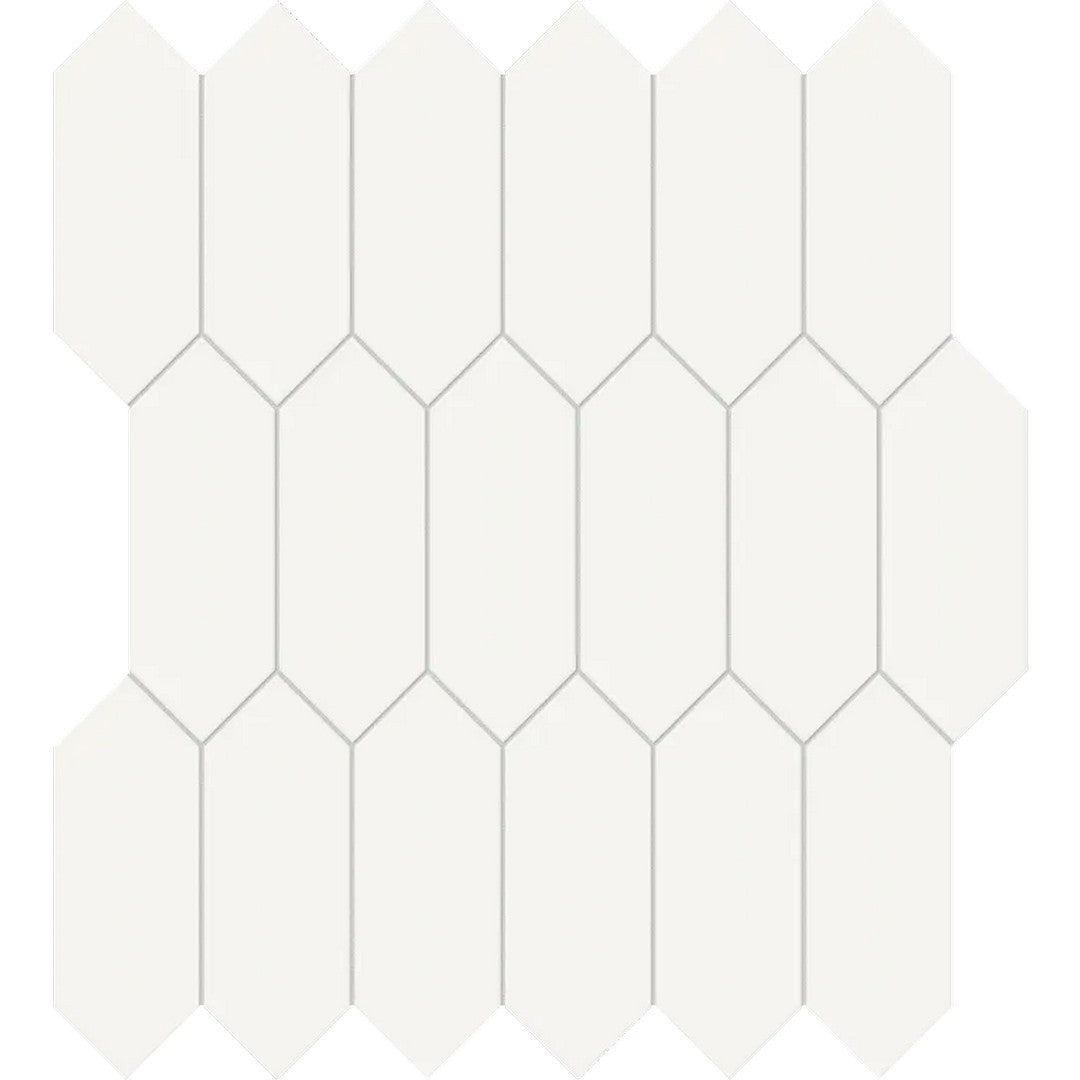 Arizona S-Series 11.8" x 11.8" Glossy Glazed Porcelain Picket Mosaic