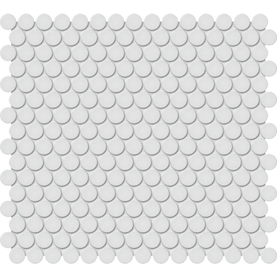 Arizona S-Series 11.8" x 11.8" Glossy Glazed Porcelain Penny Round Mosaic