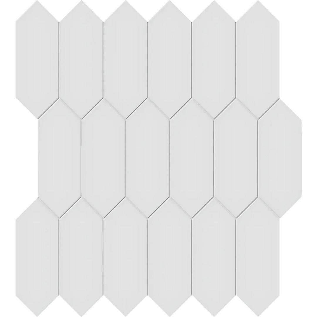 Arizona S-Series 11.8" x 11.8" Glossy Glazed Porcelain Picket Mosaic