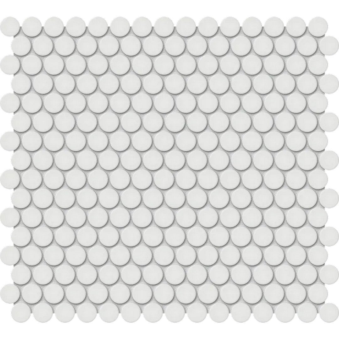 Arizona S-Series 11.8" x 11.8" Matte Glazed Porcelain Penny Round Mosaic