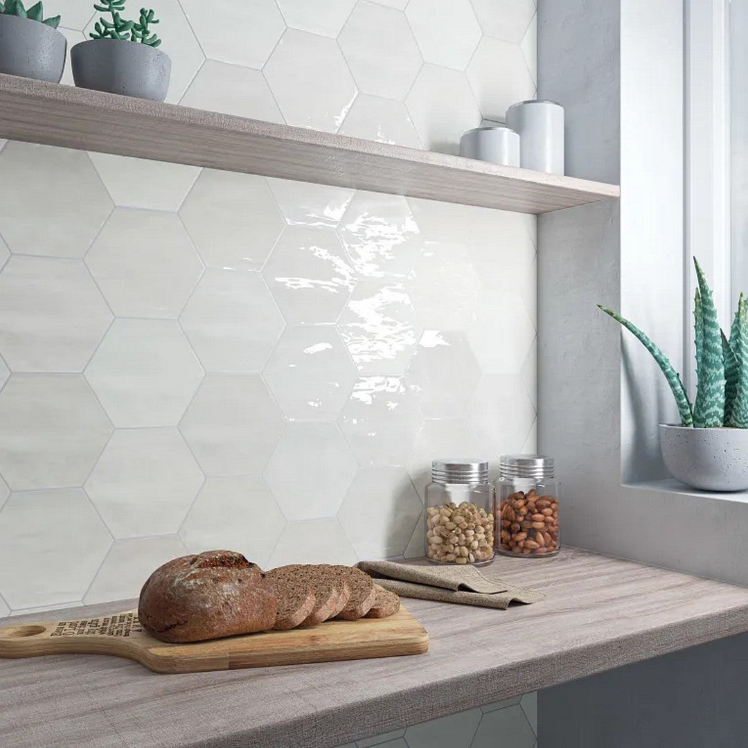 Arizona-Spark-6-x-7-Glossy-Ceramic-Hexagon-Wall-Tile-White