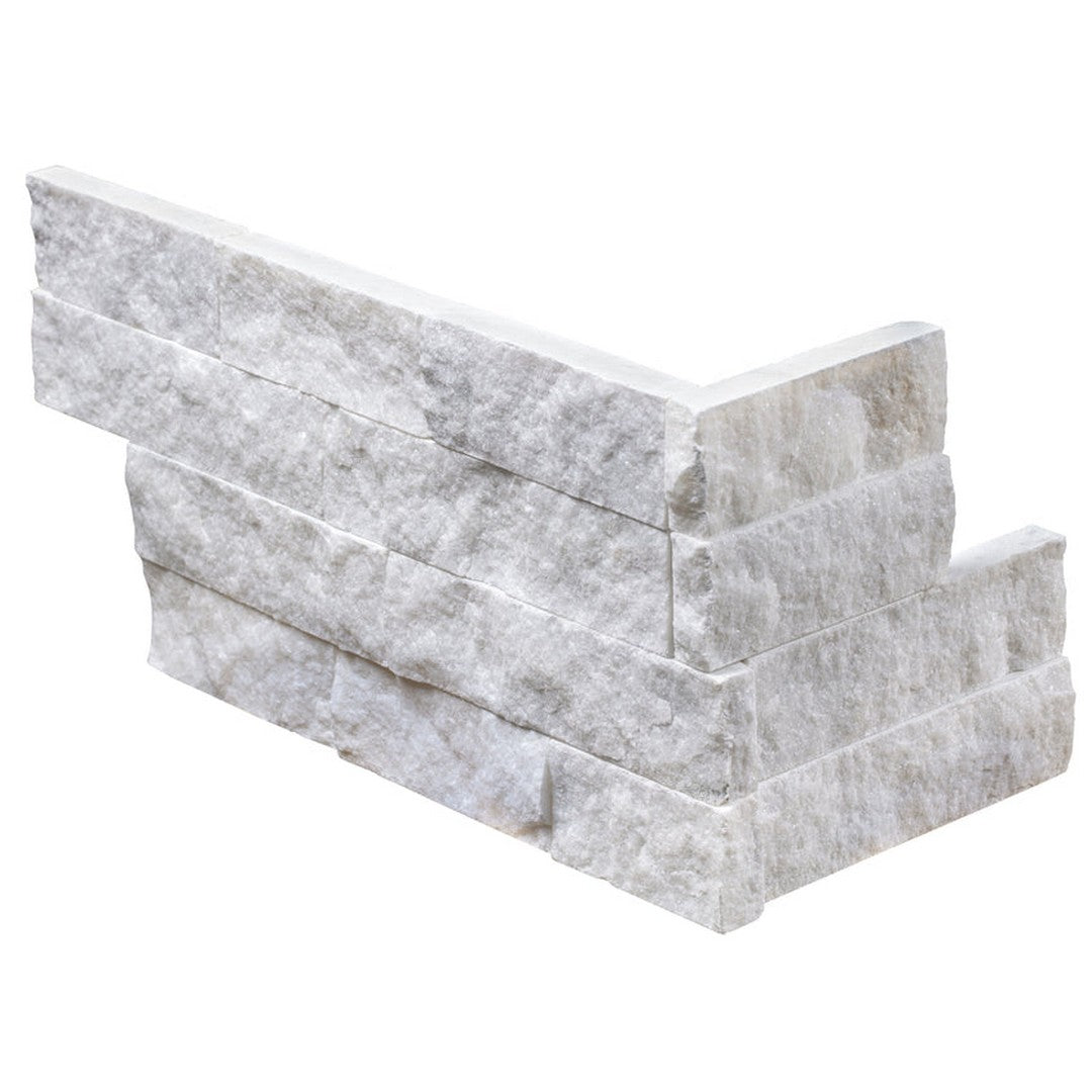 Emser Structure 6" x 16" Splitface Marble Ledger Corner