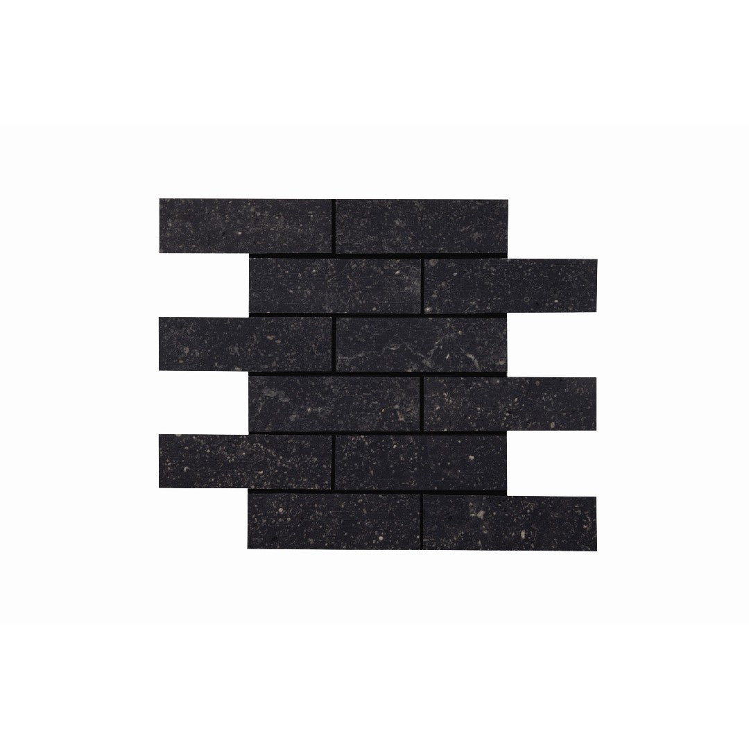 Crossville Beljn 12" x 15" Unpolished Porcelain 2x6" Brick Mosaic