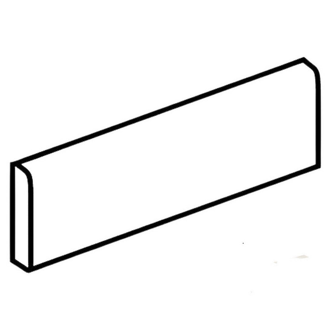 Tesoro Lizart 3" x 24" Matte Porcelain Bullnose