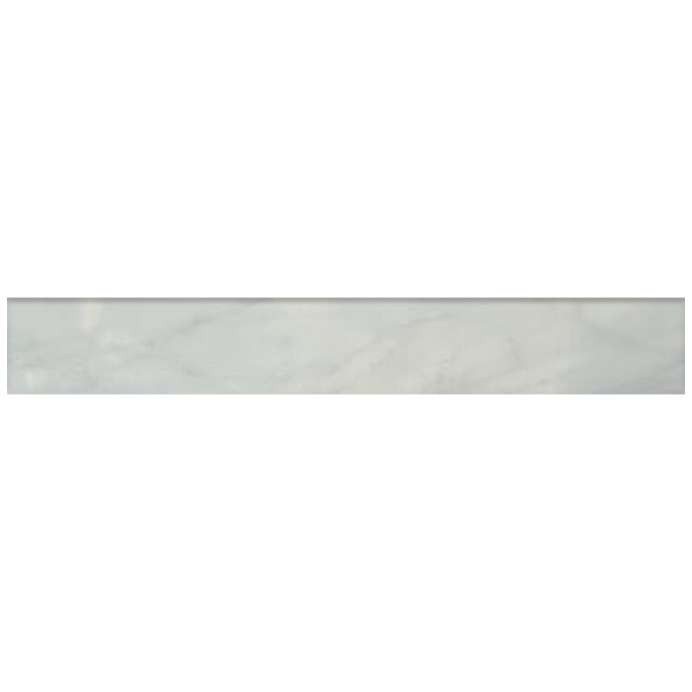 Happy Floors Bardiglio 3" x 24" Rectified Natural Porcelain Bullnose