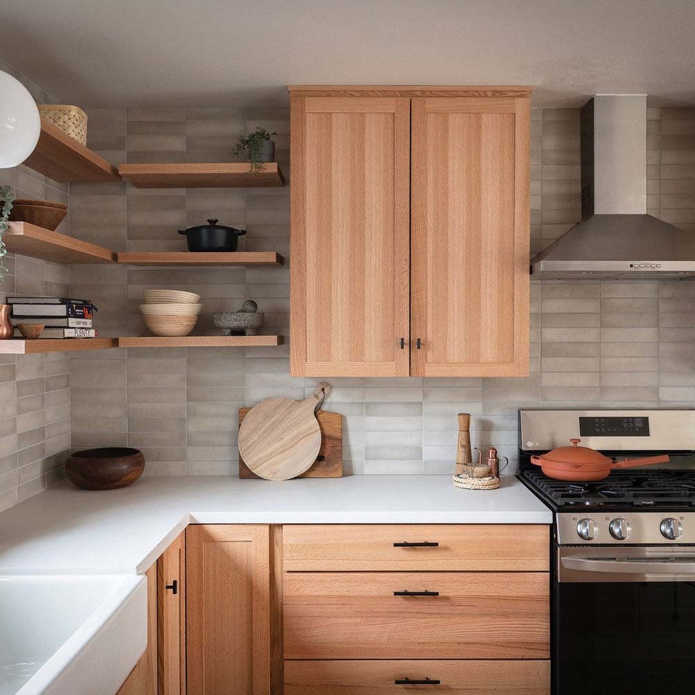 Bedrosians Makoto 2.5" x 10" Ceramic Wall Tile