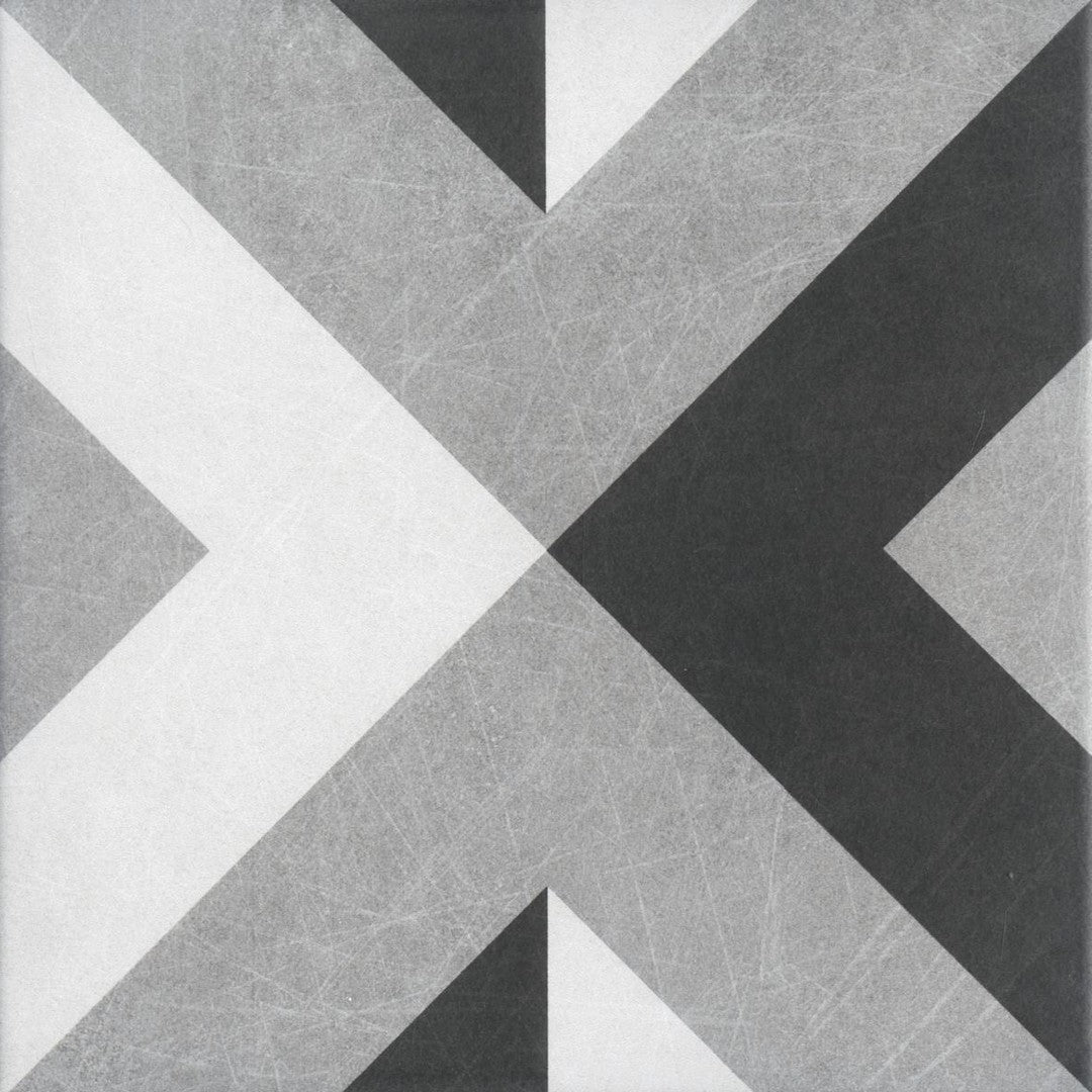 Floors 2000 Box 8" x 8" Pressed Matte Porcelain Deco Tile