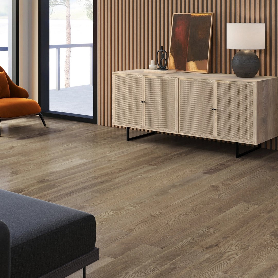 Mercier Atmosphere 5" x 83" Distinction Engineered White Ash-Brushed 12mm Hardwood Plank