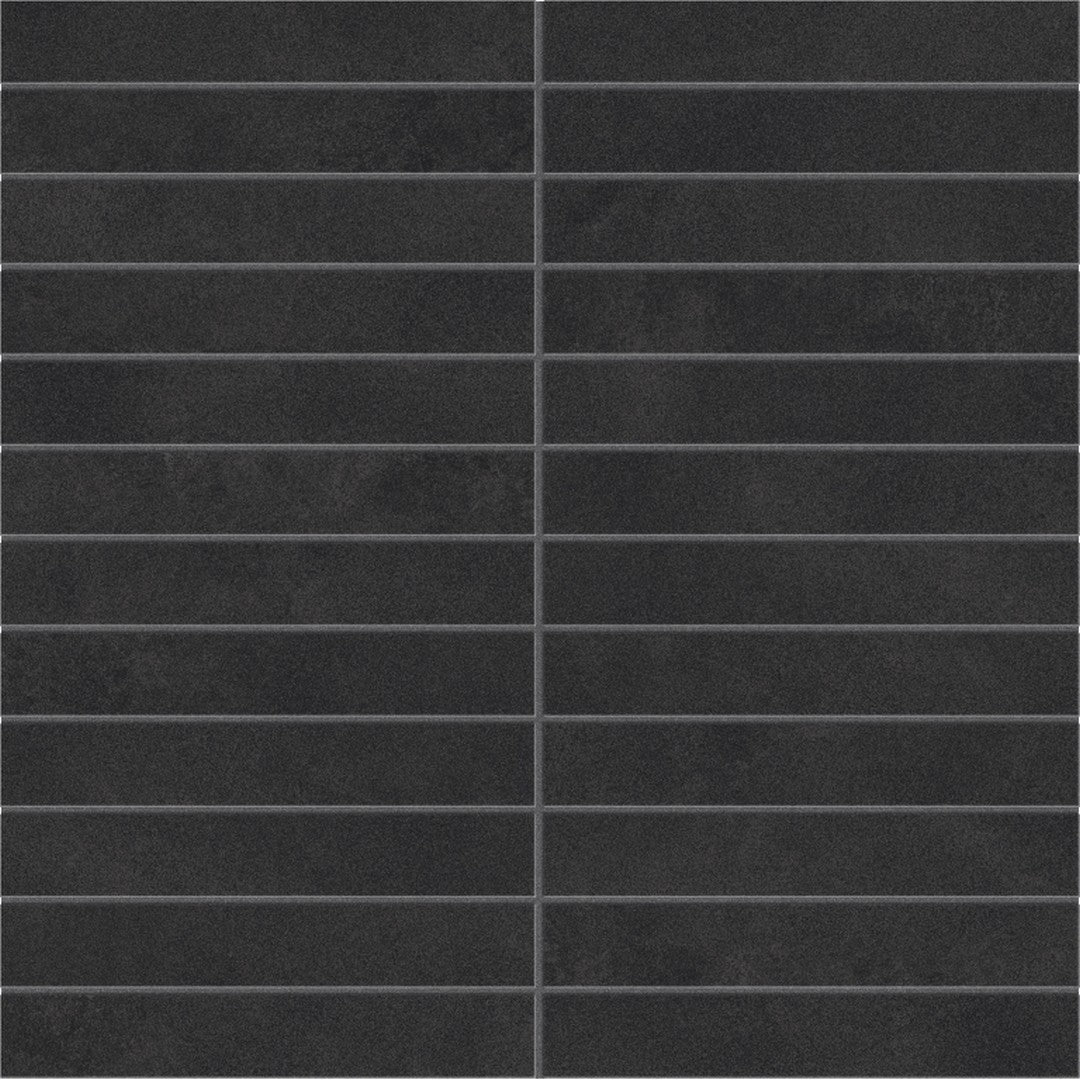 Emser Agio 12" x 12" Rectified Matte 1x6" Stack Porcelain Mosaic