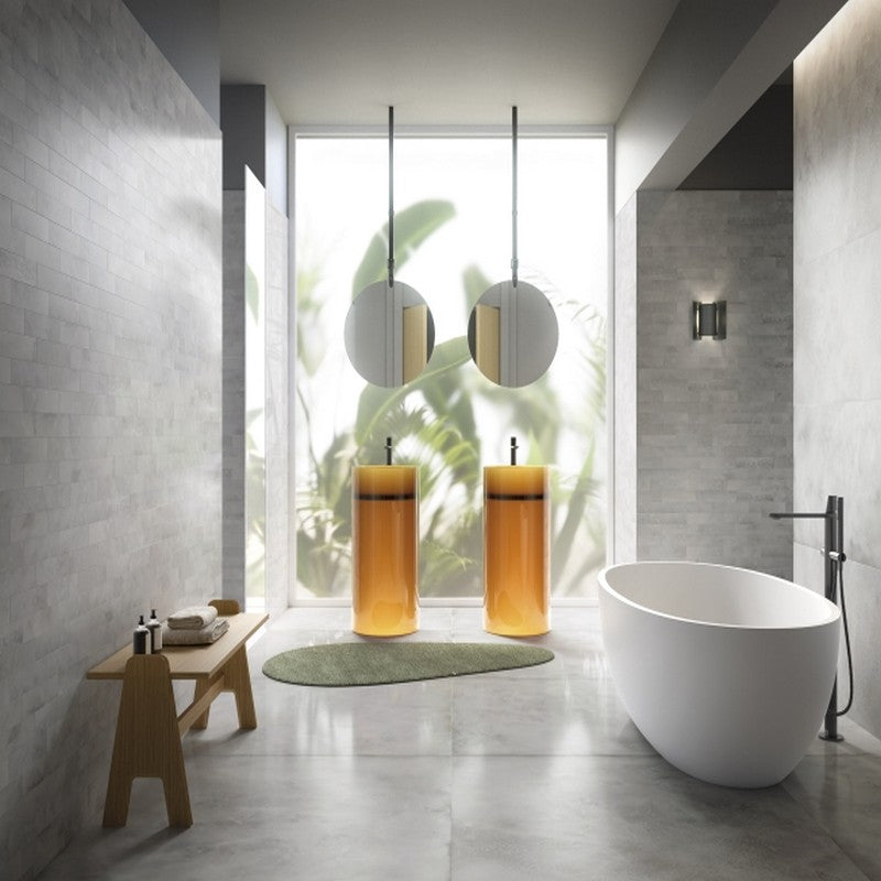 Emser-Luminix-2-x-9-Matte-Porcelain-Wall-Tile-Fumo