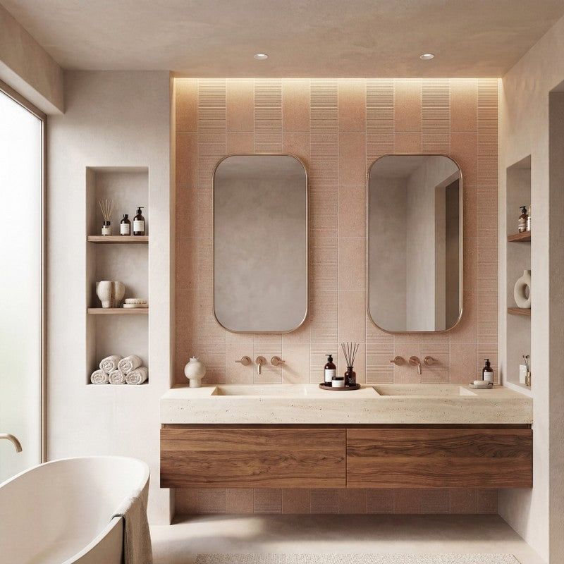 Emser-Milzetti-12-x-12-Rectified-Textured-6x12-Stacked-Porcelain-Mosaic-Groove-Cocoa