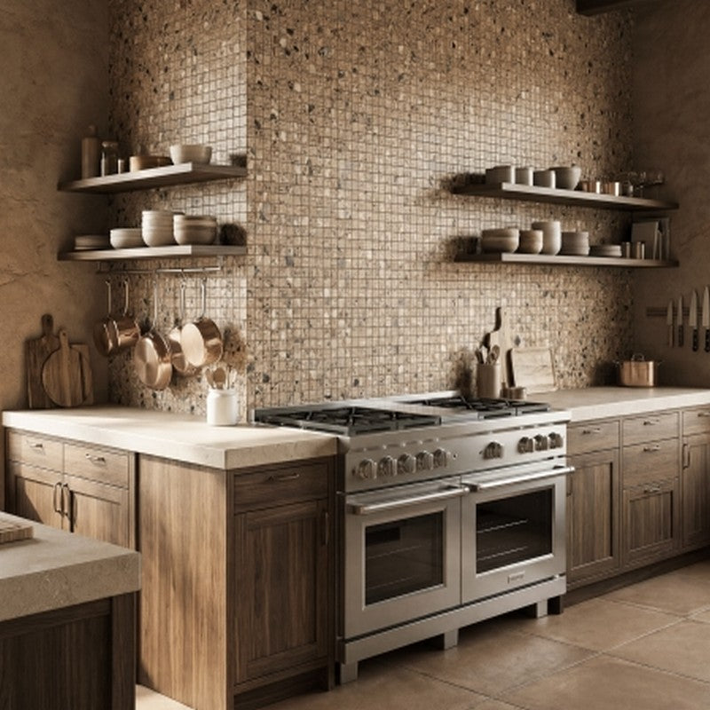 Emser-Milzetti-12-x-12-Rectified-Brushed-Porcelain-2-Mosaic-Pebble-Amber