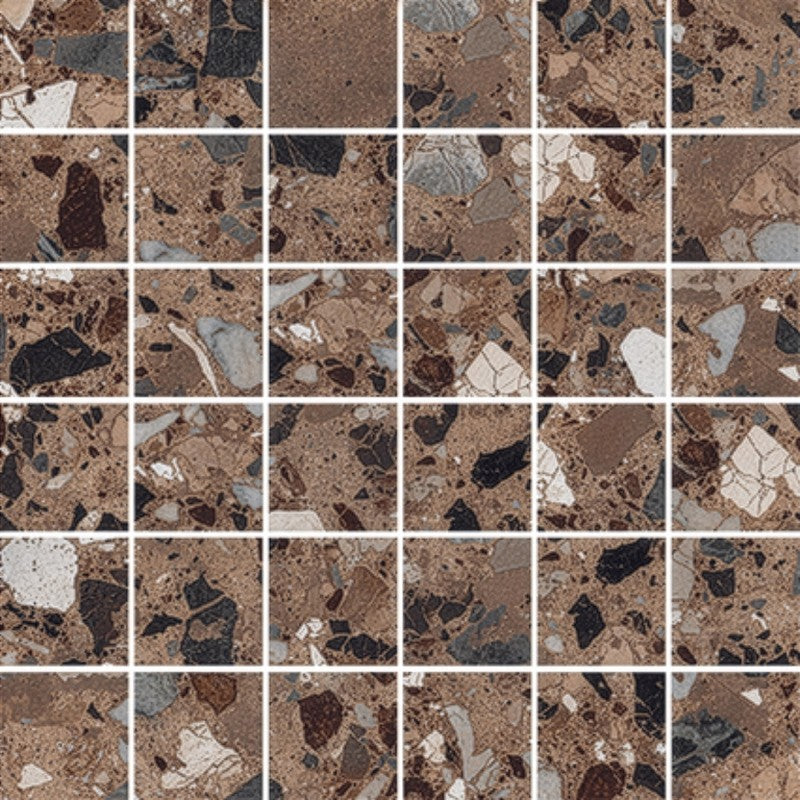 Emser Milzetti 12" x 12" Rectified Brushed Porcelain 2" Mosaic