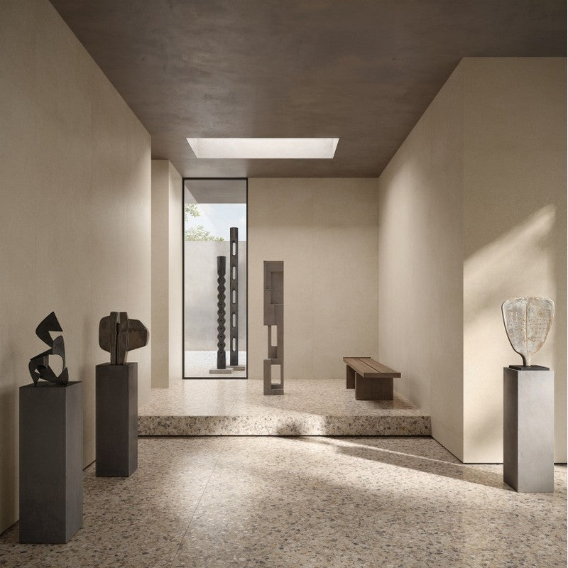 Emser-Milzetti-47-x-47-Rectified-Brushed-Porcelain-Tile-Pebble-Linen