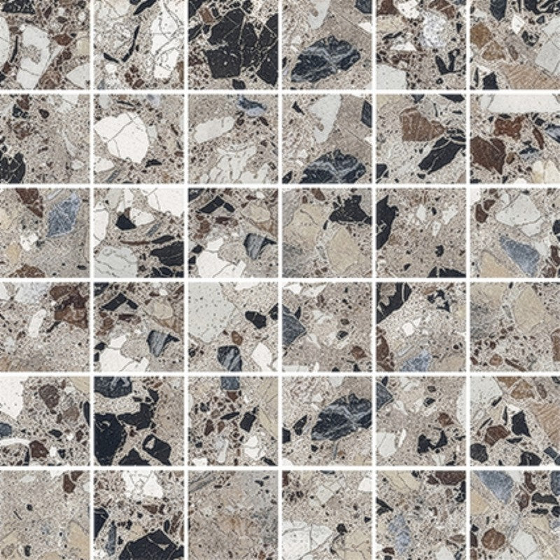 Emser Milzetti 12" x 12" Rectified Brushed Porcelain 2" Mosaic