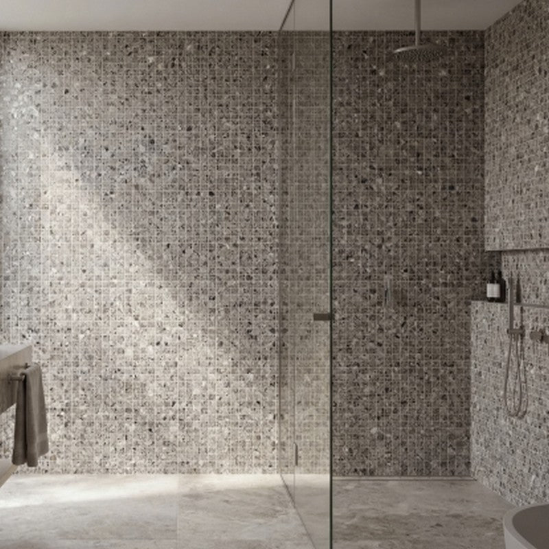 Emser-Milzetti-12-x-12-Rectified-Polished-Porcelain-2-Mosaic-Pebble-Silver
