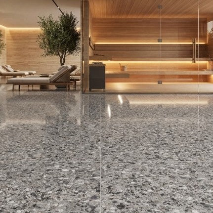 Emser-Milzetti-47-x-47-Rectified-Polished-Porcelain-Tile-Pebble-Silver