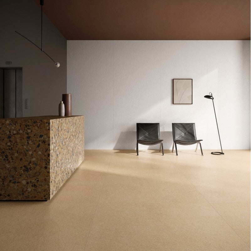 Emser-Milzetti-47-x-47-Rectified-Matte-Porcelain-Tile-Soft-Amber