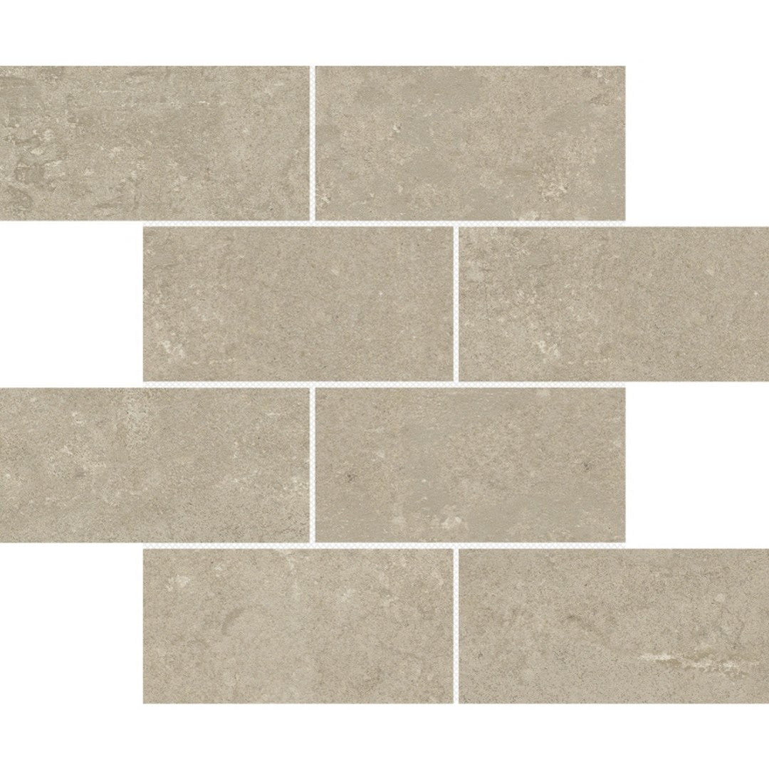 Emser Perenne 12" x 12" Matte 3x6" Offset Porcelain Mosaic