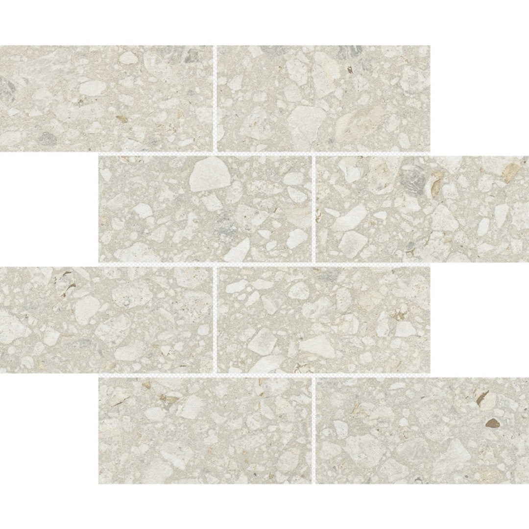 Emser Perenne 12" x 12" Polished 3x6" Offset Porcelain Mosaic