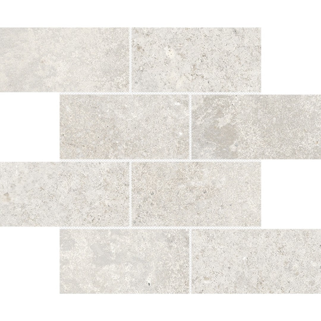 Emser Perenne 12" x 12" Matte 3x6" Offset Porcelain Mosaic