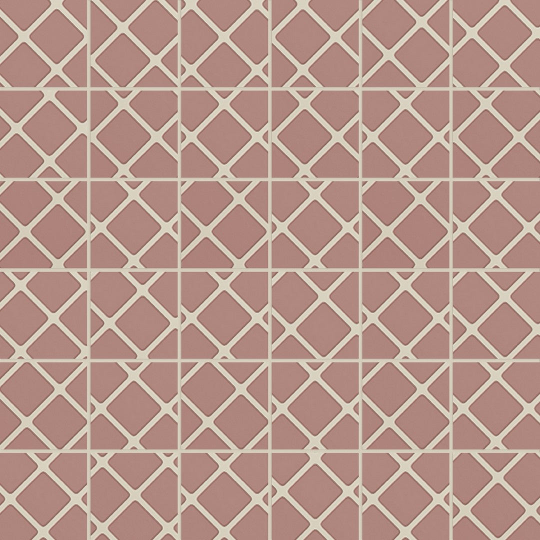 Emser Vectora 12" x 12" Rectified Glossy Porcelain 2" Mosaic