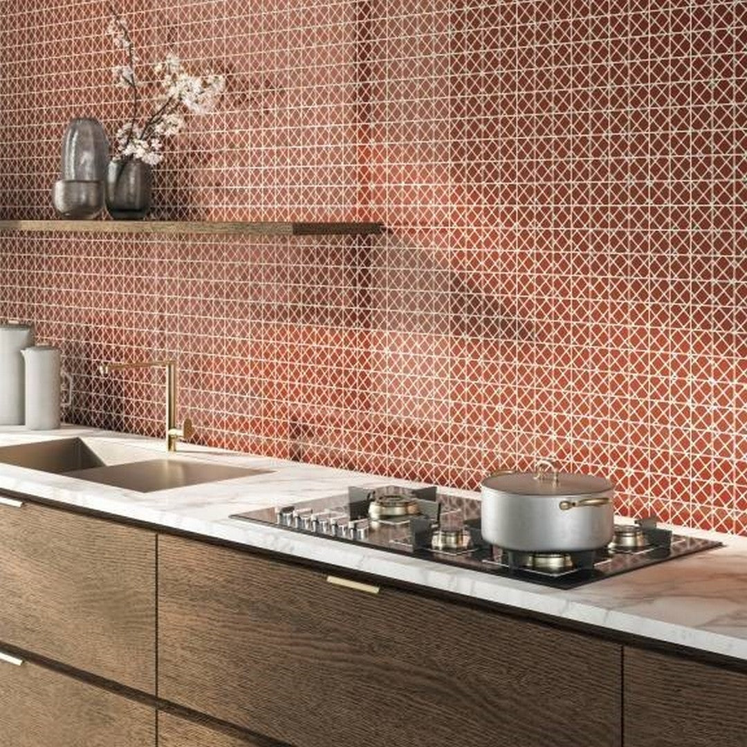 Emser-Vectora-12-x-12-Rectified-Glossy-Porcelain-2-Mosaic-Ruby