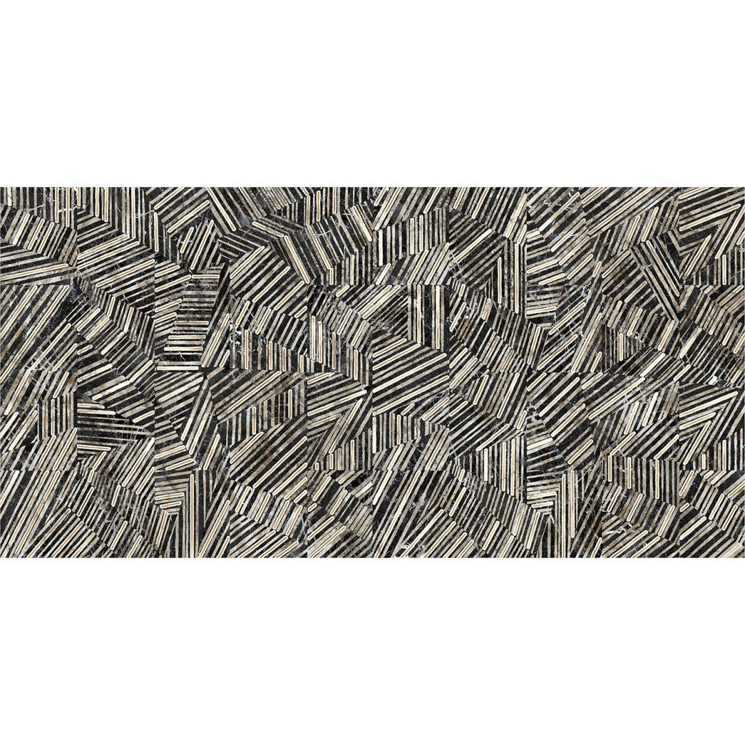 Emser Zambia 24" x 47" Rectified Glossy Deco Porcelain Tile