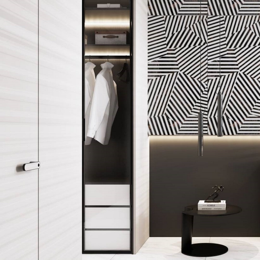 Emser-Zambia-47-x-109-Rectified-Glossy-Deco-Thin-Porcelain-Tile-Zebra