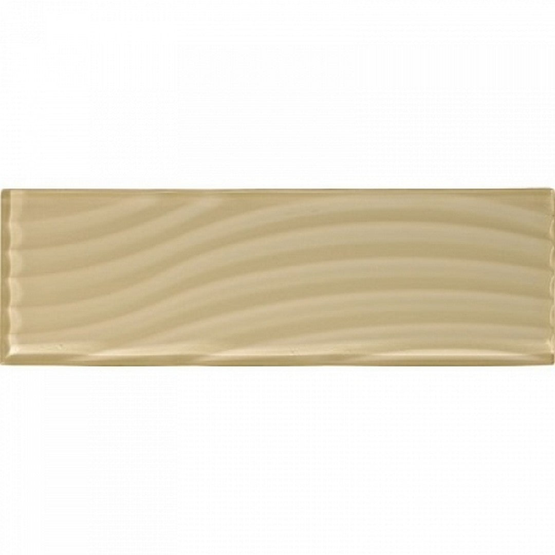 American Olean Color Appeal Abstracts 4" x 12" Textured Wavy Glass Tile