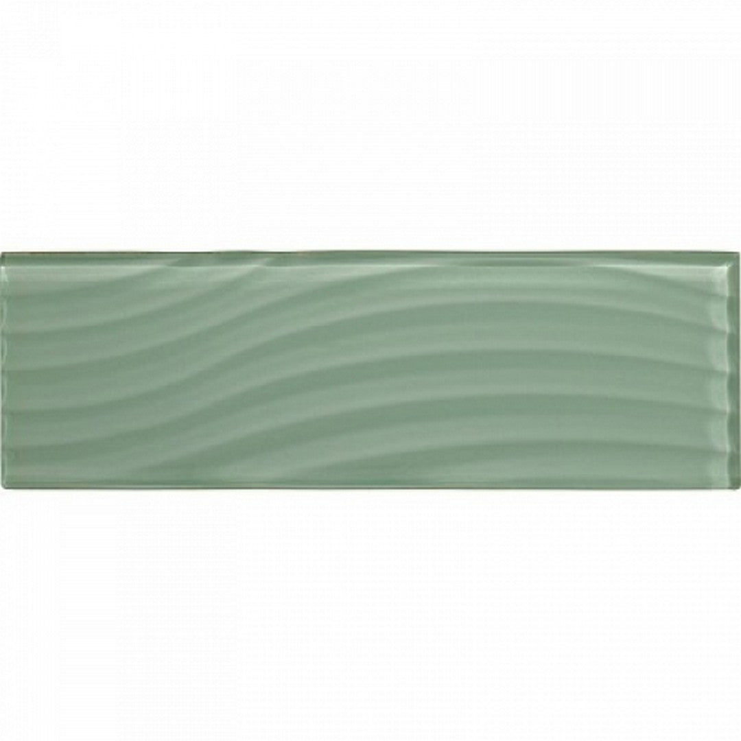 American Olean Color Appeal Abstracts 4" x 12" Textured Wavy Glass Tile