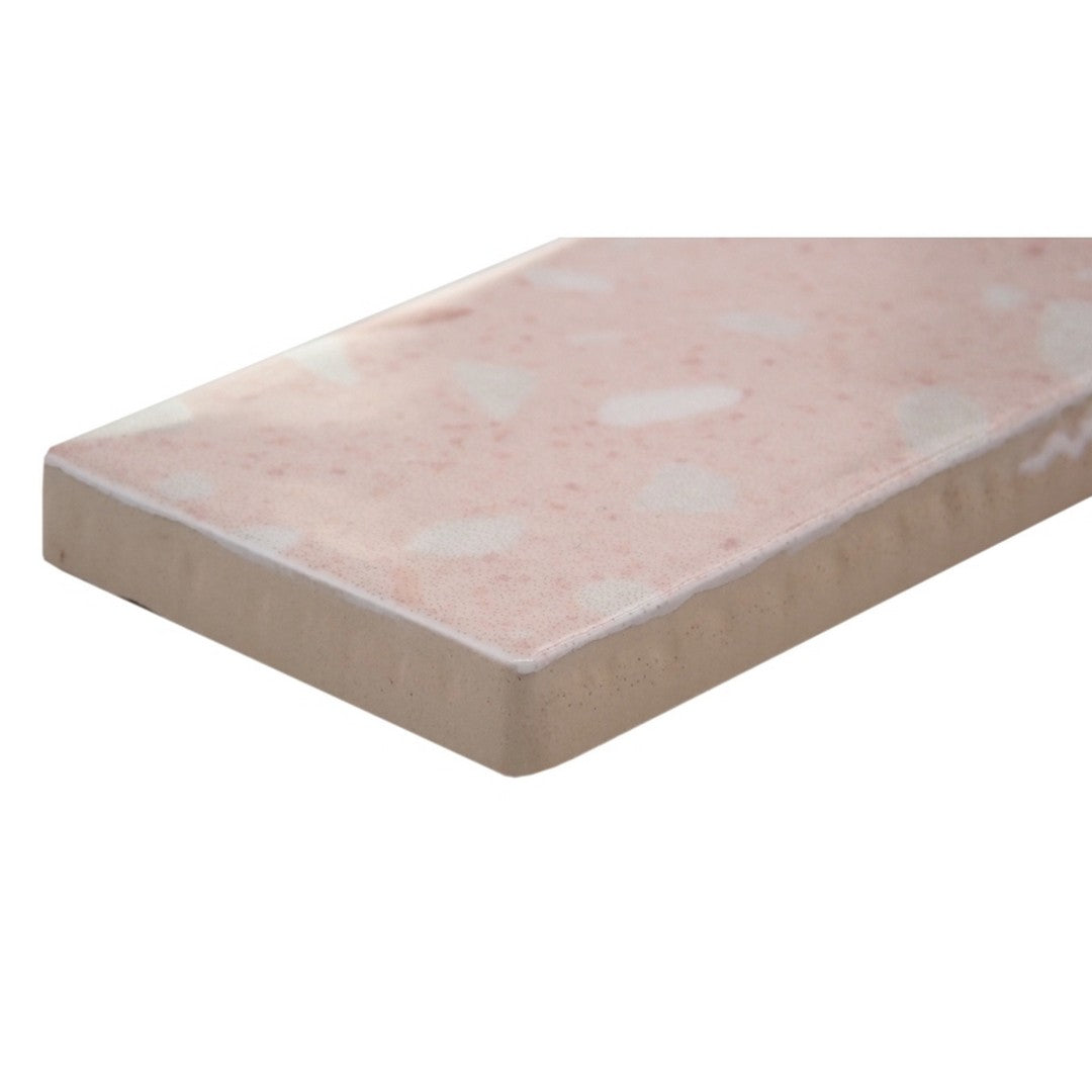 Emser-Corrazzo-2-x-10-Pressed-Glossy-Ceramic-Wall-Tile-Rosa