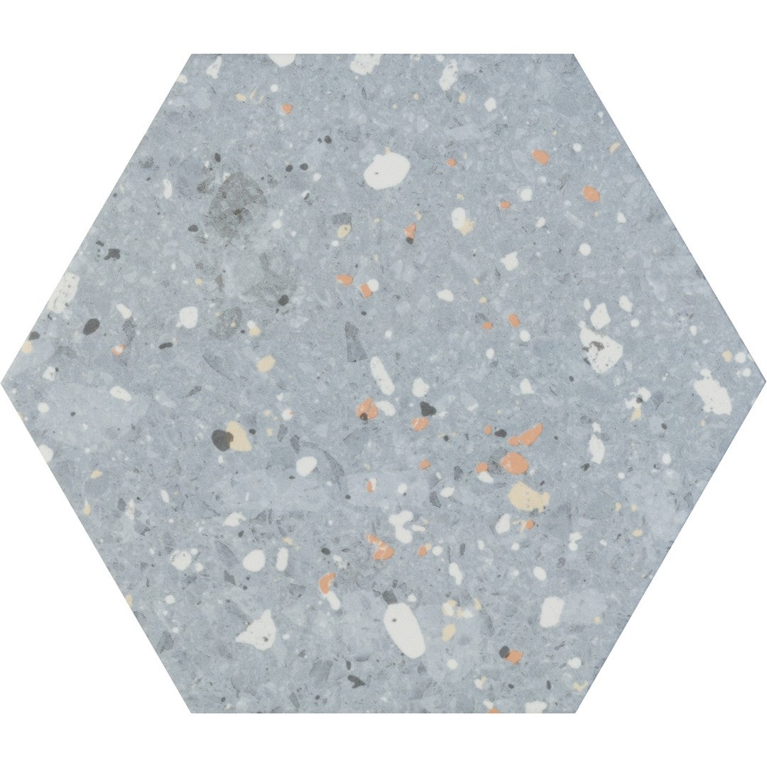 Emser Tatsu 10" x 11" Satin Hexagon Porcelain Wall Tile
