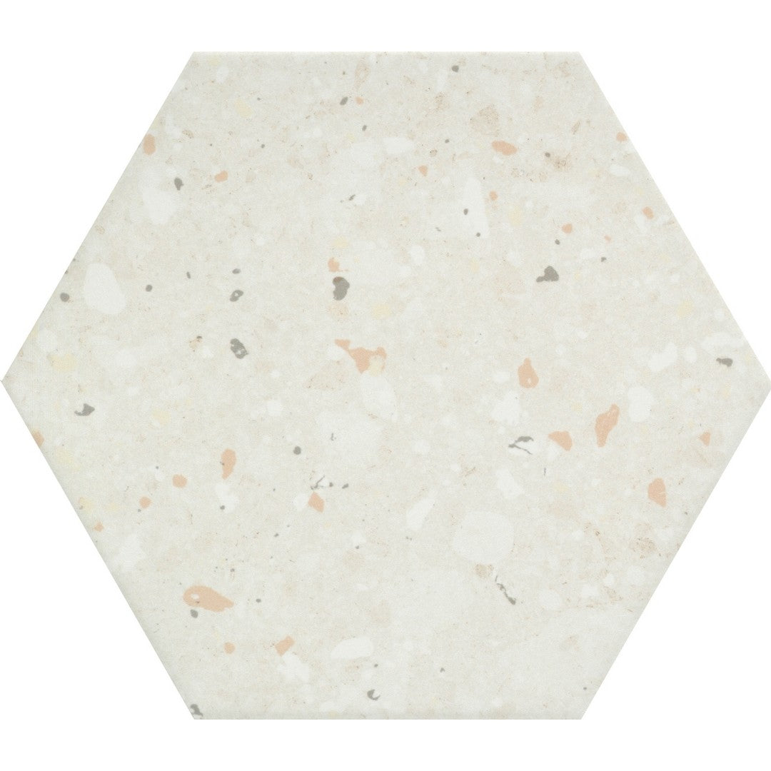 Emser Tatsu 10" x 11" Satin Hexagon Porcelain Wall Tile