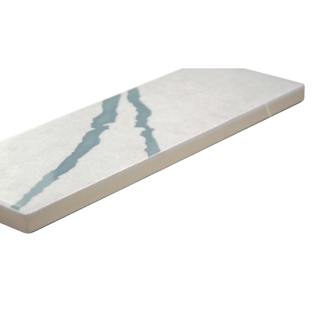 Emser-Triveni-2-x-6-Pressed-Satin-Deco-Ceramic-Wall-Tile-Lake