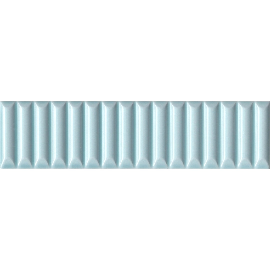 Emser Triveni 2" x 8" Pressed Glossy Jet Ceramic Wall Tile