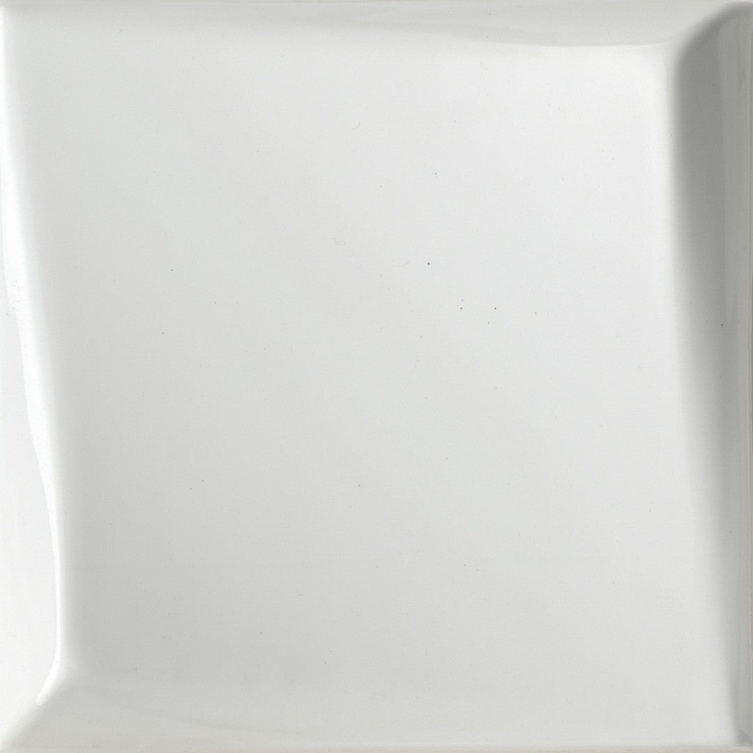 Emser Plurify 6" x 6" Glossy Wave Ceramic Wall Tile